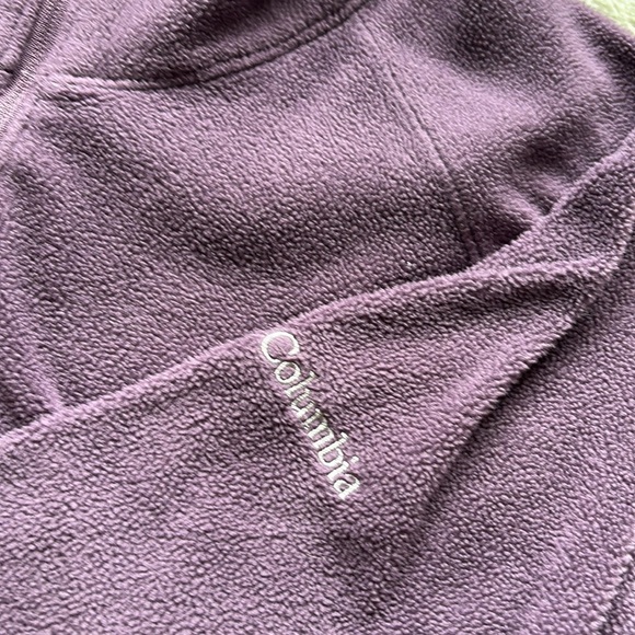 Columbia Women's Fleece Pullover Purple Half-Zip Jacket Size Xs - Picture 5 of 7